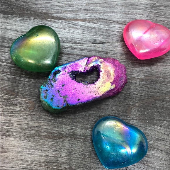 Color pop Rainbow angel aura quartz crystal kit - Picture 2 of 7